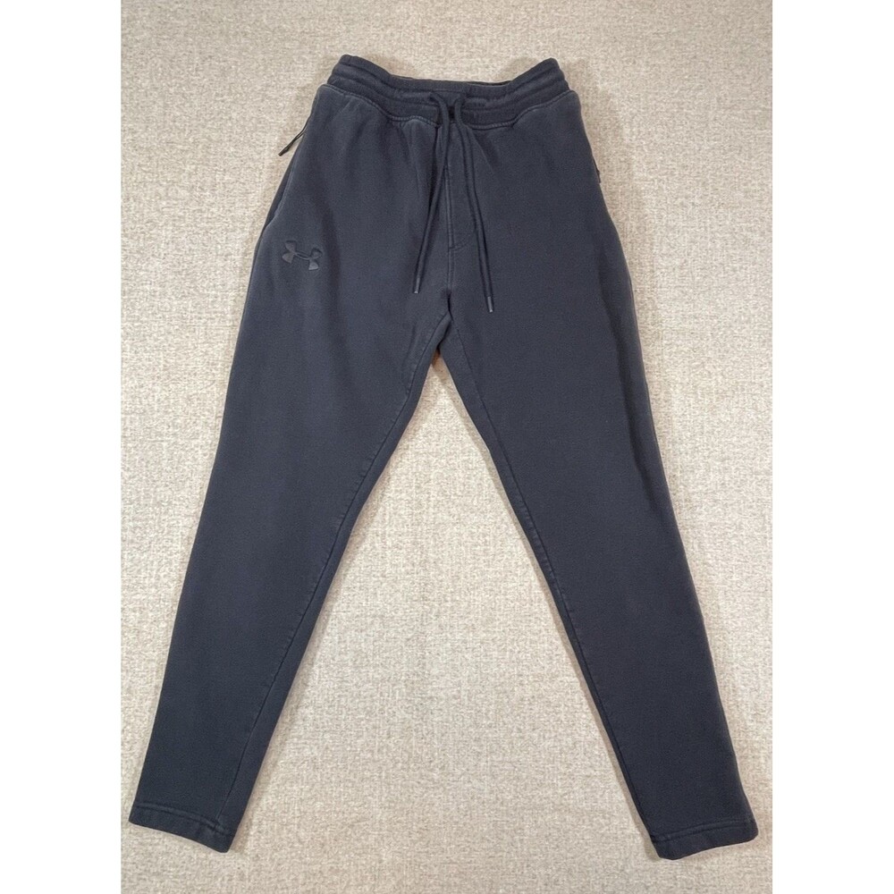 Under Armour Threadborne Sweatpants Mens Medium Black Fitted Casual Pants